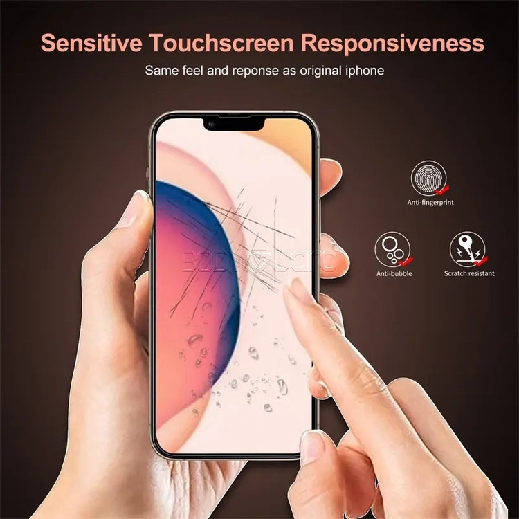 محافظ صفحه نمایش بادیگارد مدل FIP مناسب برای گوشی موبایل اپل iPhone 13 Pro