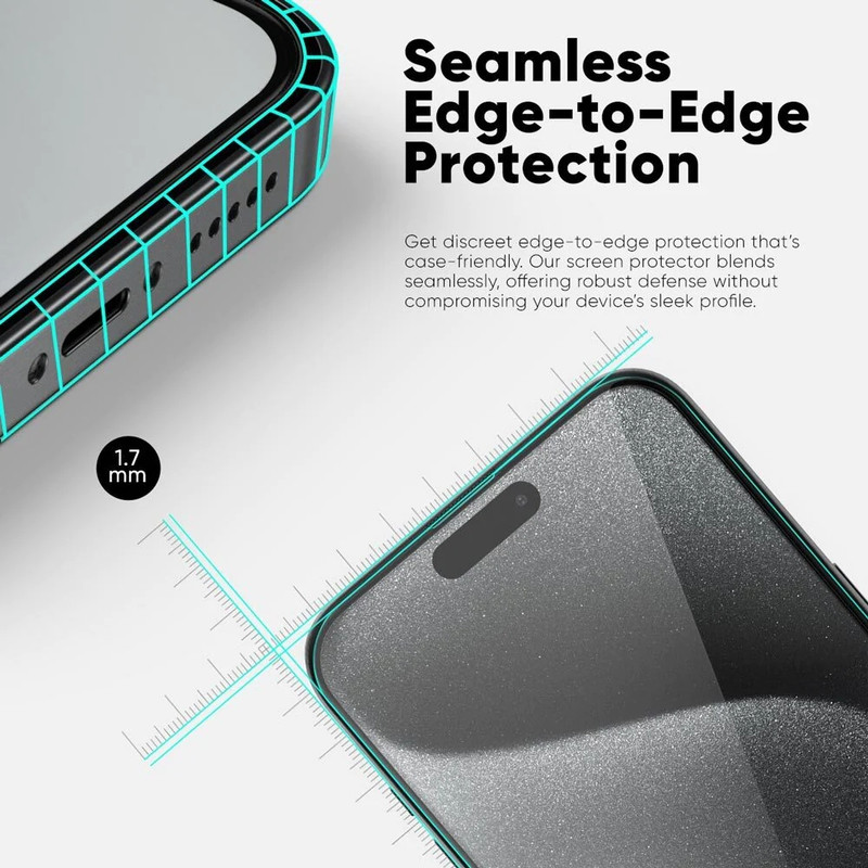 محافظ صفحه نمایش بادیگارد مدل Clear 2 مناسب برای گوشی موبایل اپل iPhone 16 Pro