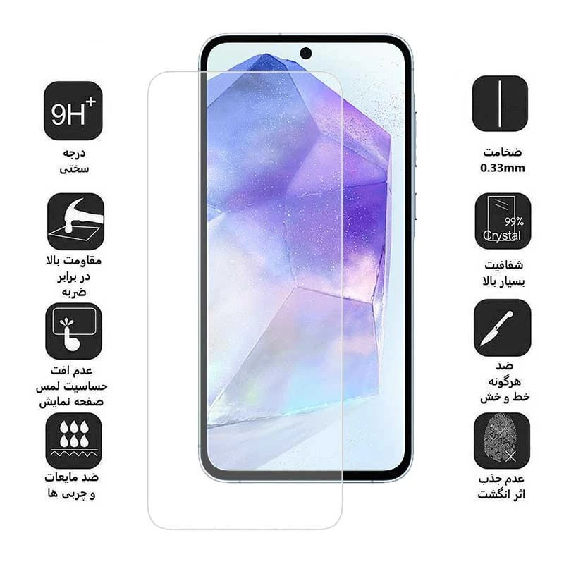 محافظ صفحه نمایش اپیکوی مدل Clear Pro مناسب برای گوشی موبایل سامسونگ Galaxy A56/A36/S24 FE