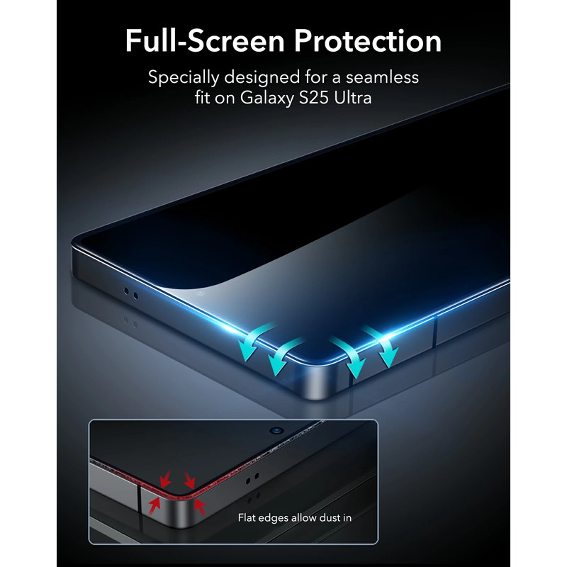 محافظ صفحه نمایش مات بادیگارد مدل MS مناسب برای گوشی موبایل سامسونگ Galaxy S25 Ultra