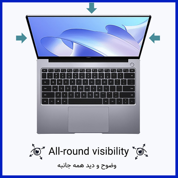 محافظ صفحه نمایش شفاف هوکو مدل Resistant مناسب برای لپ تاپ اچ پی x360 1040 g9