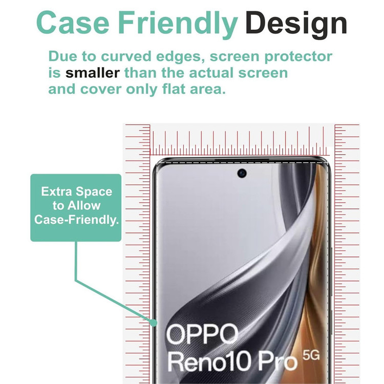 محافظ صفحه نمایش بادیگارد مدل Hydrogel مناسب برای گوشی موبایل اوپو Reno 10 / Reno 10 Pro