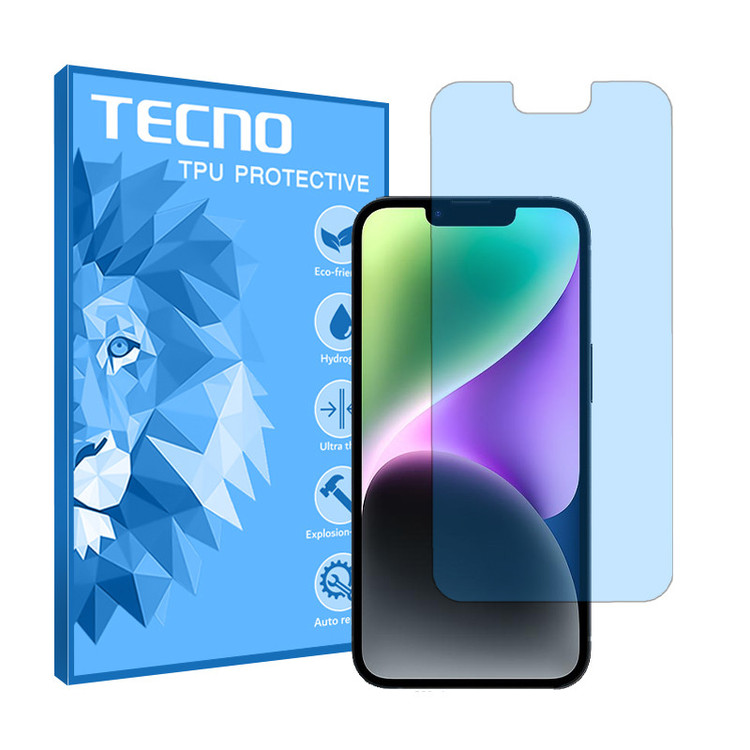 محافظ صفحه نمایش ضداشعه آبی تکنو مدل HyBLU مناسب برای گوشی موبایل اپل iPhone 14