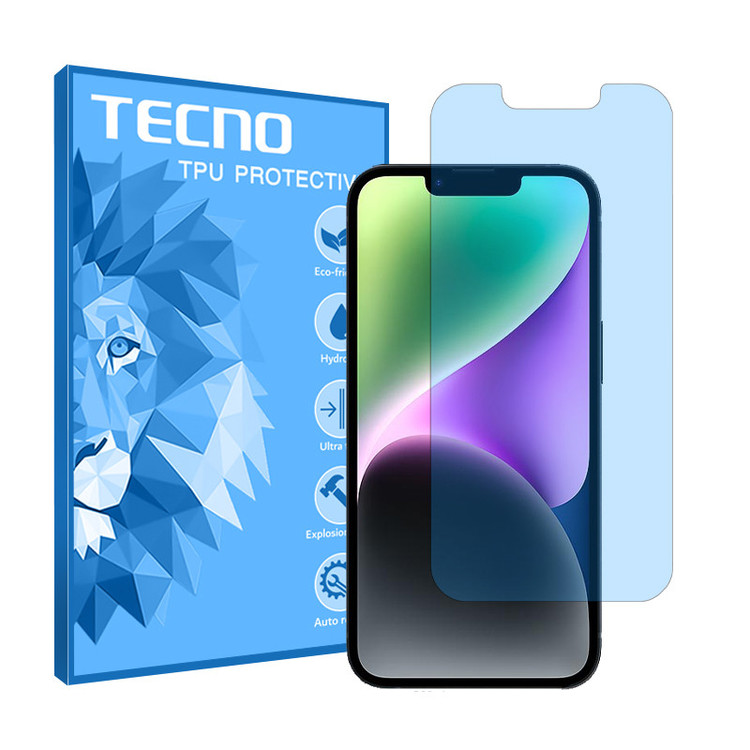 محافظ صفحه نمایش ضداشعه آبی تکنو مدل HyBLU مناسب برای گوشی موبایل اپل iPhone 14