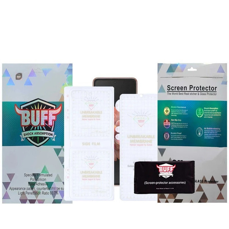 محافظ صفحه نمایش بوف مدل Hydrogel مناسب برای گوشی موبایل سامسونگ Galaxy Z Flip 7 به همراه محافظ پشت گوشی