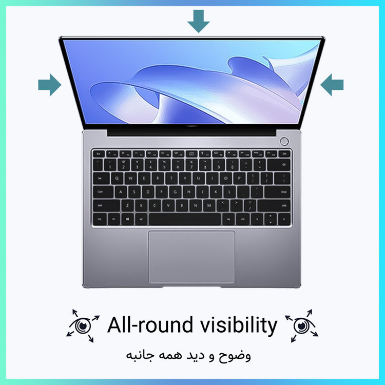 محافظ صفحه نمایش شفاف راک اسپیس مدل Resistant مناسب برای لپ تاپ اچ پی 15s