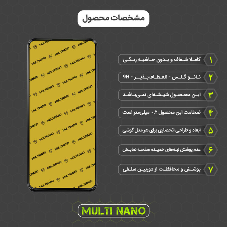 محافظ صفحه نمایش مولتی نانو مدل X-S1N مناسب برای گوشی موبایل موتورولا Moto G23