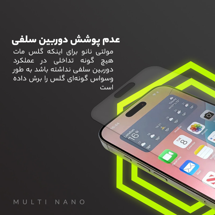 محافظ صفحه نمایش مات مولتی نانو مدل X-S2M مناسب برای گوشی موبایل لنوو Vibe Shot بسته دو عددی