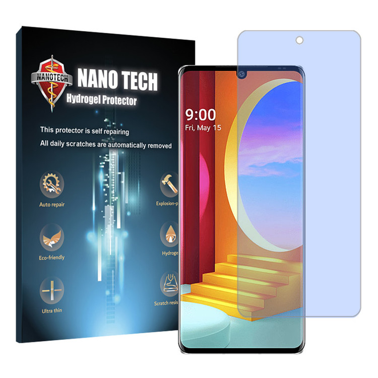 محافظ صفحه نمایش ضد اشعه آبی نانو تک مدل Tough مناسب برای گوشی موبایل ال جی Velvet