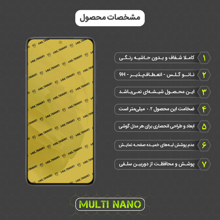 محافظ صفحه نمایش مولتی نانو مدل X-S1N مناسب برای گوشی موبایل سامسونگ Galaxy S21 5G