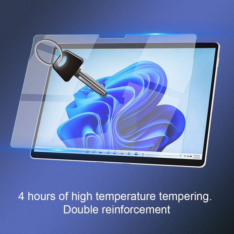 محافظ صفحه نمایش مدل tempered مناسب برای تبلت مایکروسافت Surface Pro 8/9/10