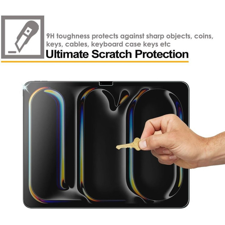 محافظ صفحه نمایش حریم شخصی بادیگارد مدل Privacy Tab مناسب برای تبلت اپل iPad Pro 13 M4 2024