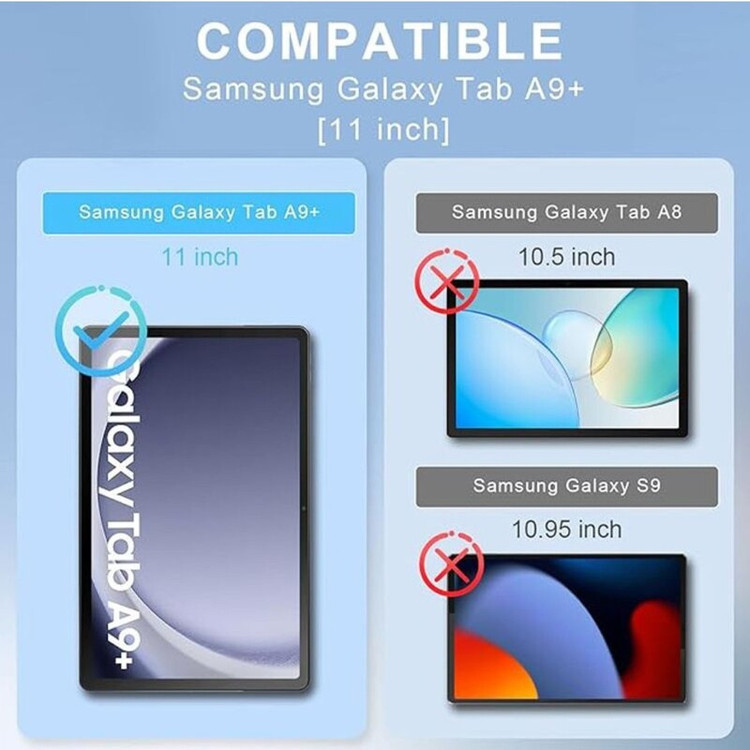 محافظ صفحه نمایش مدل MSR-ESD مناسب برای تبلت سامسونگ Galaxy Tab A9 Plus