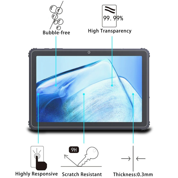 محافظ صفحه نمایش مدل tempered مناسب برای تبلت مایکروسافت Surface Pro 11
