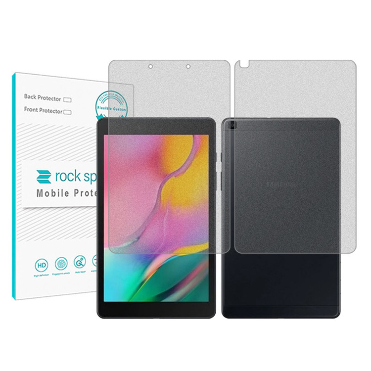 محافظ صفحه نمایش مات راک اسپیس مدل HyMTT مناسب برای تبلت سامسونگ Galaxy Tab A 8.0 (2019) به همراه محافظ پشت تبلت