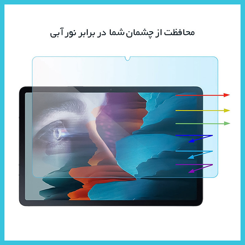 محافظ صفحه ضد اشعه آبی راک اسپیس مدل HyBLU مناسب برای تبلت سامسونگ Galaxy Tab E 9.6