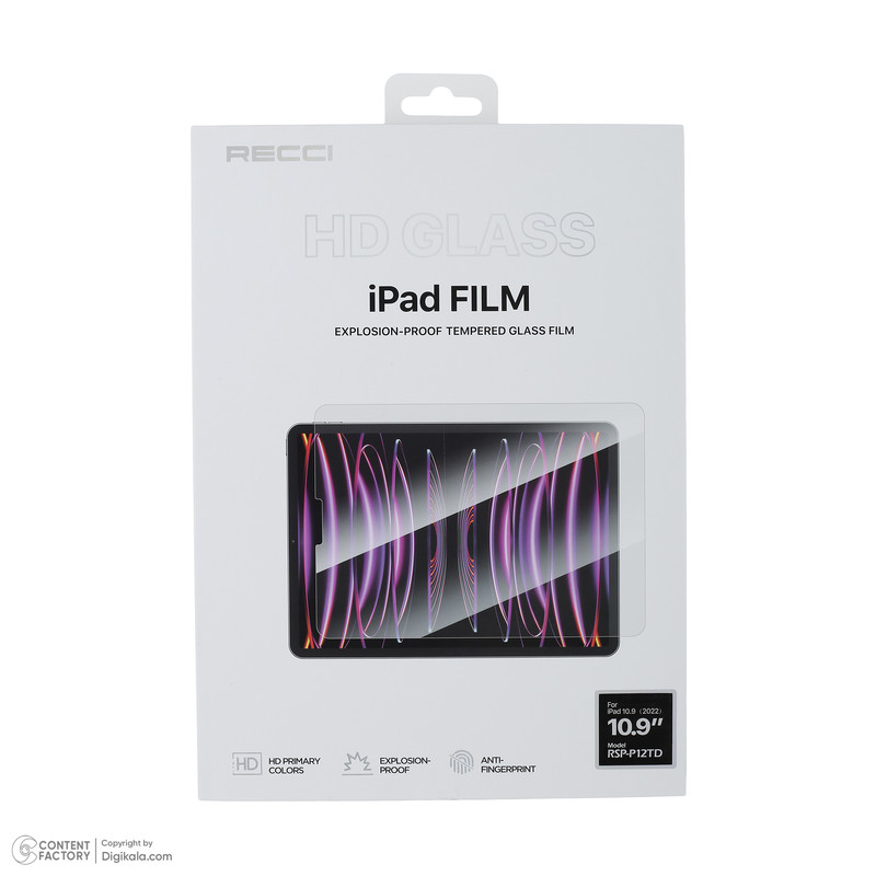 محافظ صفحه نمایش رسی مدل RSP-P12TD مناسب برای تبلت اپل iPad 10.9 ( 2022 )