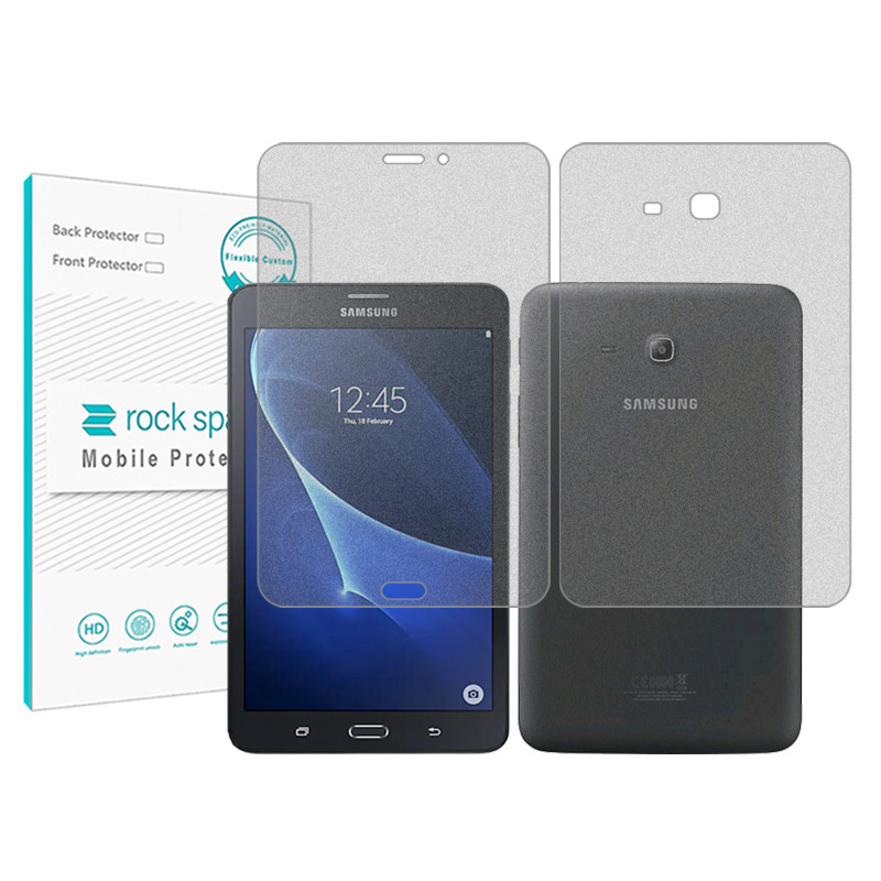 محافظ صفحه نمایش مات راک اسپیس مدل HyMTT مناسب برای تبلت سامسونگ Galaxy Tab A 7.0 به همراه محافظ پشت تبلت