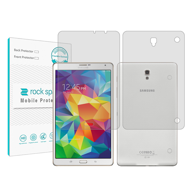 محافظ صفحه نمایش شفاف راک اسپیس مدل Hygel مناسب برای تبلت سامسونگ Galaxy Tab S 8.4 به همراه محافظ پشت تبلت