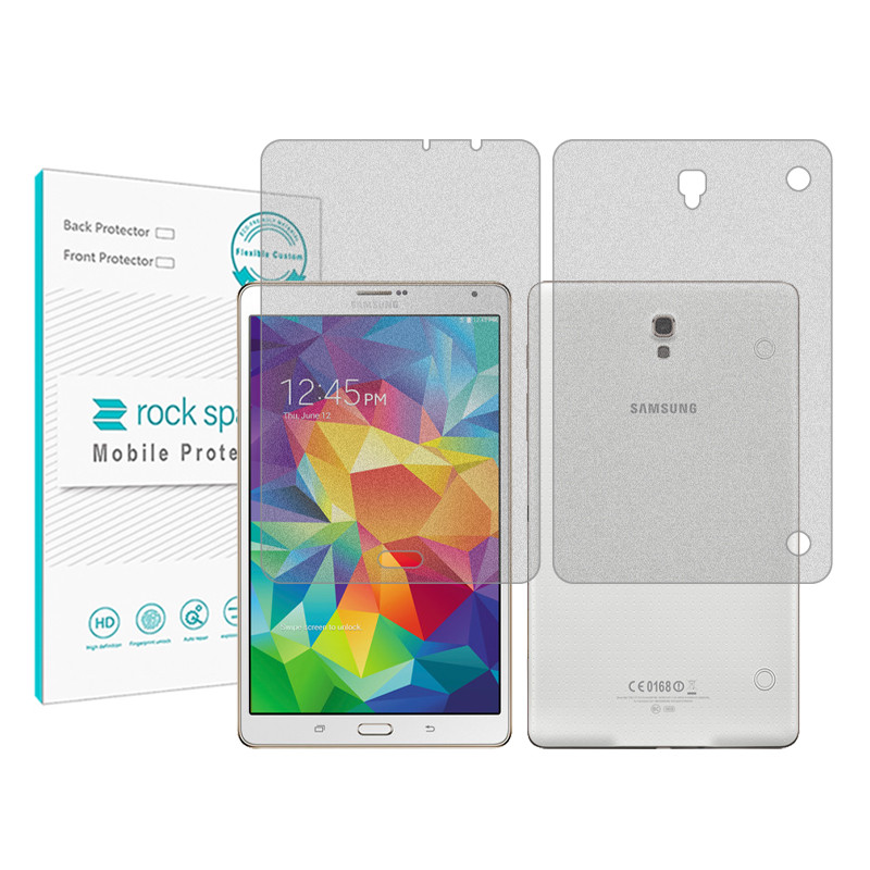 محافظ صفحه نمایش مات راک اسپیس مدل HyMTT مناسب برای تبلت سامسونگ Galaxy Tab S 8.4 به همراه محافظ پشت تبلت