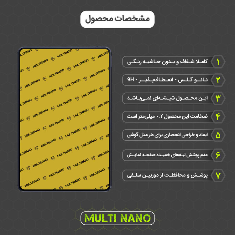 محافظ صفحه نمایش مولتی نانو مدل X-S1N مناسب برای تبلت هوآوی MatePad Pro 10.8 2021