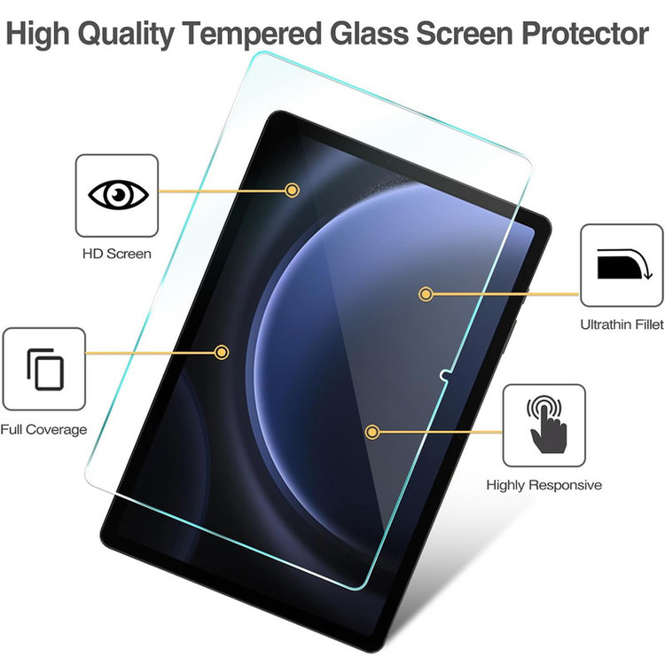 محافظ صفحه نمایش مدل Redmi مناسب برای تبلت سامسونگ Galaxy Tab S9 Ultra به همراه محافظ لنز دوربین