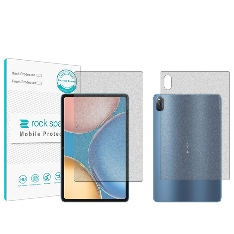 محافظ صفحه نمایش مات راک اسپیس مدل HyMTT مناسب برای تبلت آنر Tablet V7 به همراه محافظ پشت تبلت