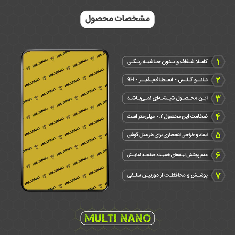 محافظ صفحه نمایش مولتی نانو مدل X-S1N مناسب برای تبلت ایسوس Memo Pad HD 7 / ME173