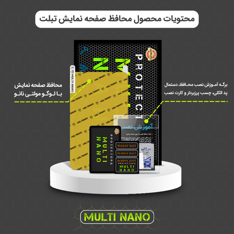محافظ صفحه نمایش مولتی نانو مدل X-S2N مناسب برای تبلت آنر Pad X8 Lite بسته دو عددی