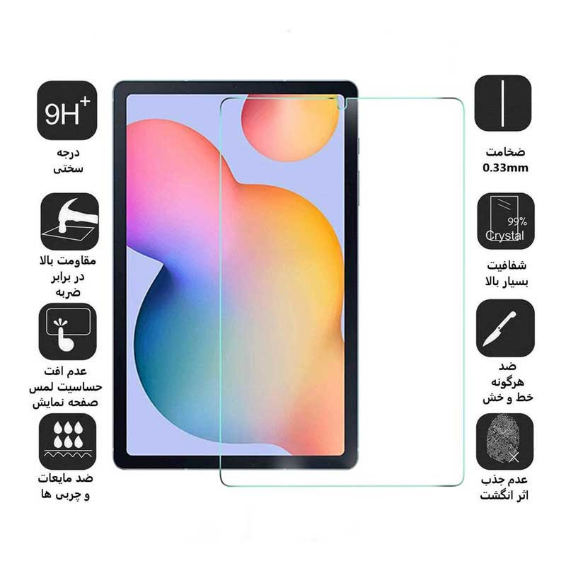 محافظ صفحه نمایش 5D اپیکوی مدل Super Power مناسب برای تبلت سامسونگ Galaxy S6 Lite SM-P615/ SM-P610