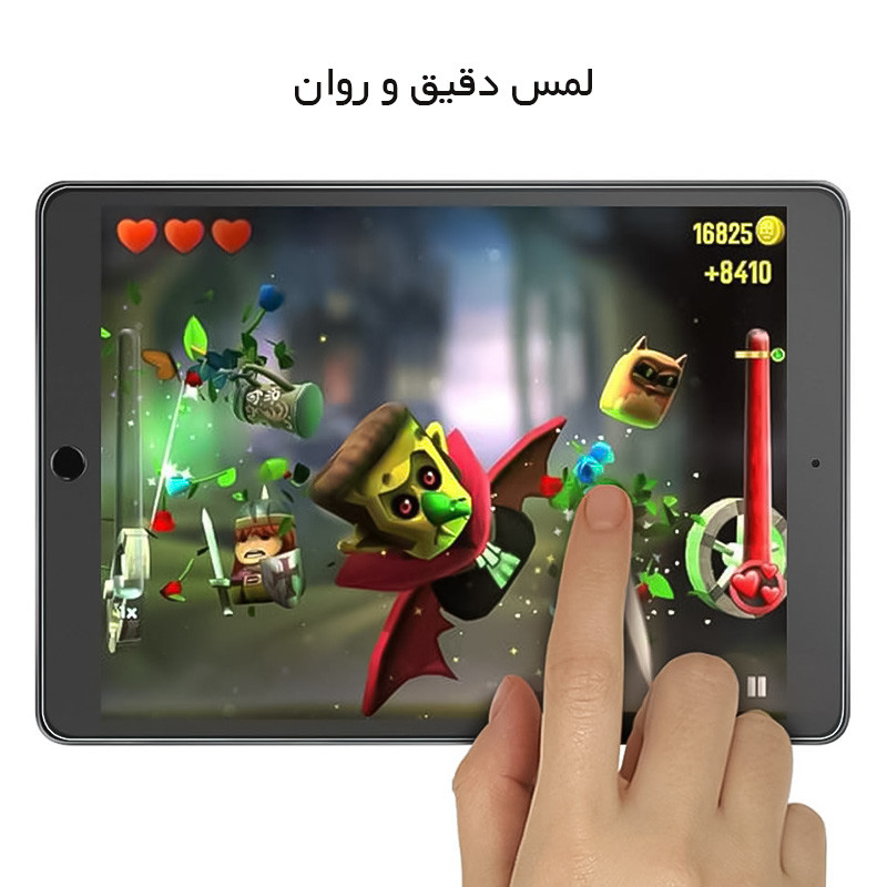 محافظ صفحه نمایش گیمینگ راک اسپیس مدل HyGAM مناسب برای تبلت اپل iPad 4 Wi-Fi Plus Cellular