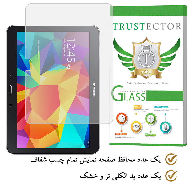محافظ صفحه نمایش تراستکتور مدل TS2TA مناسب برای تبلت سامسونگ Galaxy Tab 4 10.1
