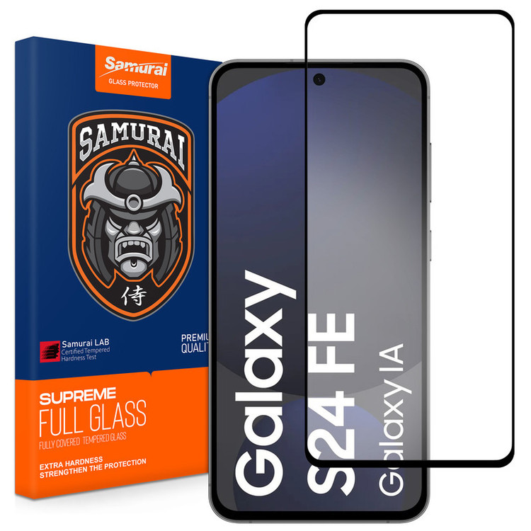 محافظ صفحه نمایش سامورایی مدل ovglass مناسب برای گوشی موبایل سامسونگ Galaxy S24 FE