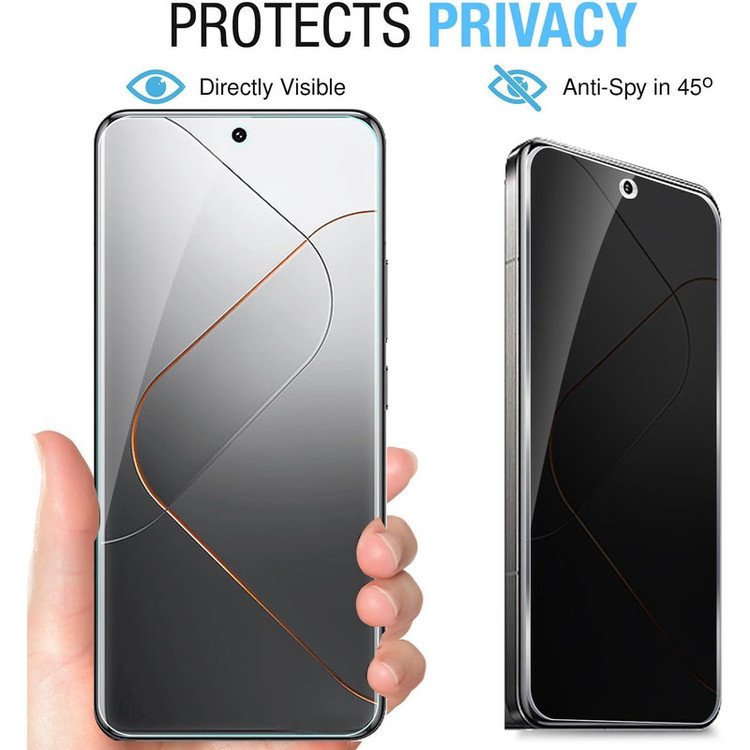 محافظ صفحه نمایش حریم شخصی بادیگارد مدل Hydrogel مناسب برای گوشی موبایل شیائومی Redmi Note 14 Pro Plus