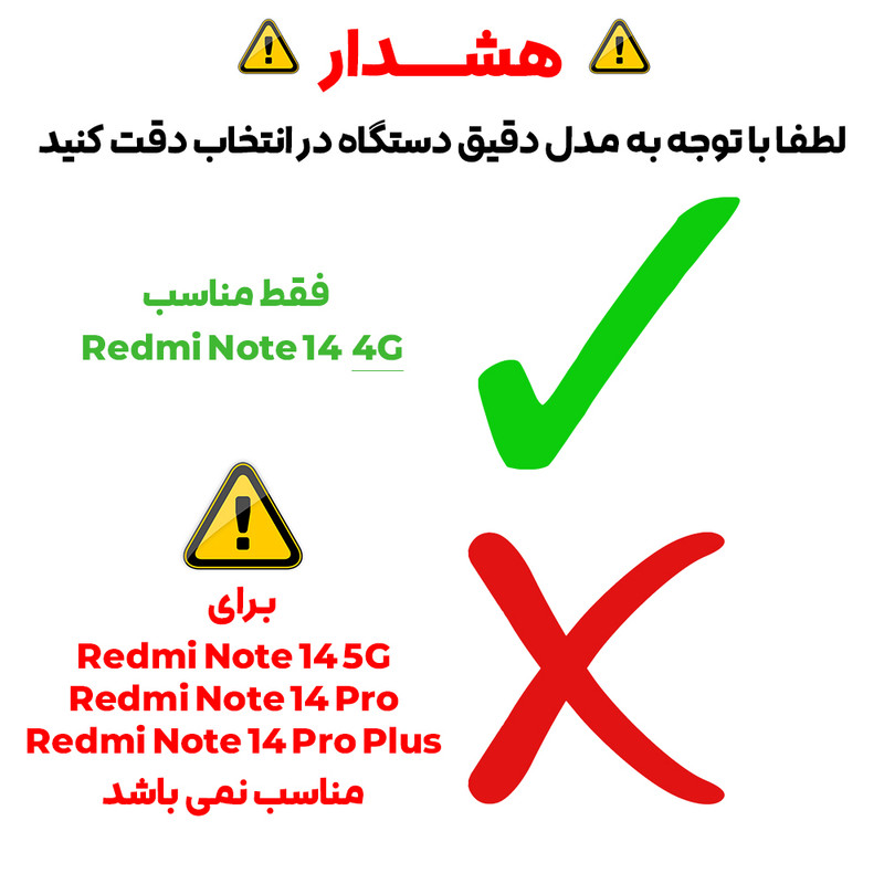محافظ صفحه نمایش بادیگارد مدل FX مناسب برای گوشی موبایل شیائومی Redmi Note 14 4G