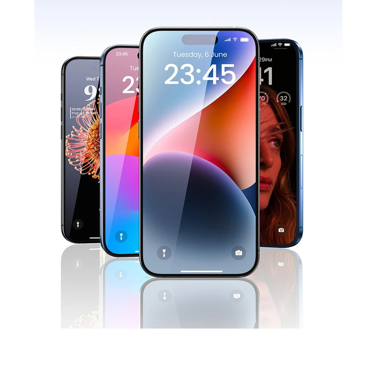 محافظ صفحه نمایش شیشه ای بادیگارد مدل FIP مناسب برای گوشی موبایل اپل iPhone 16