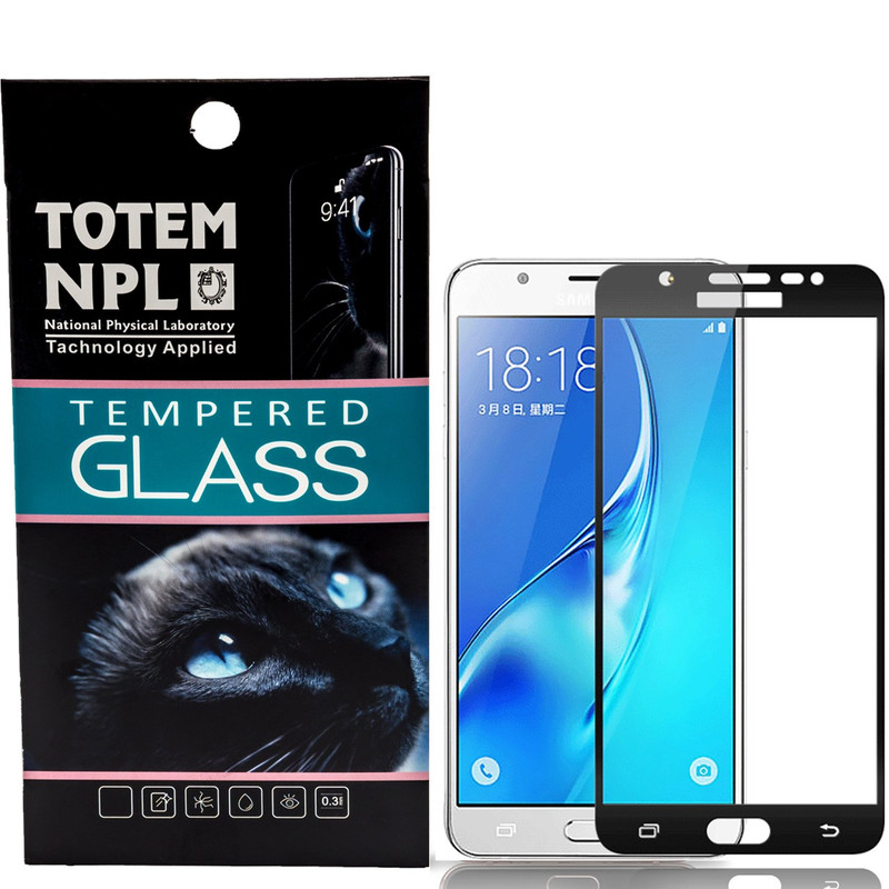 محافظ صفحه نمایش شیشه ای توتم مدلFull Cover 3D مناسب برای گوشی سامسونگGalaxy J5 Prime