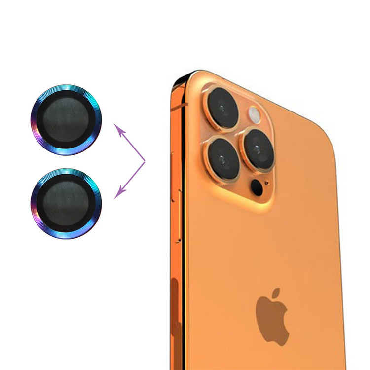 محافظ لنز دوربین مدل رینگی مناسب برای گوشی موبایل اپل Iphone 14 max