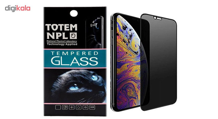 محافظ صفحه نمایش توتم مدل Privacy مناسب برای گوشی موبایل اپل Iphone XS Max