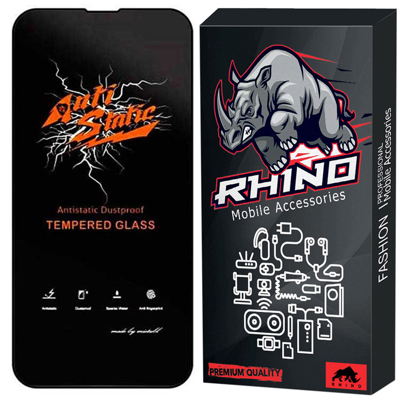 محافظ صفحه نمایش راینو مدل Anti-Static مناسب برای گوشی موبایل اپل iPhone 13 Pro Max