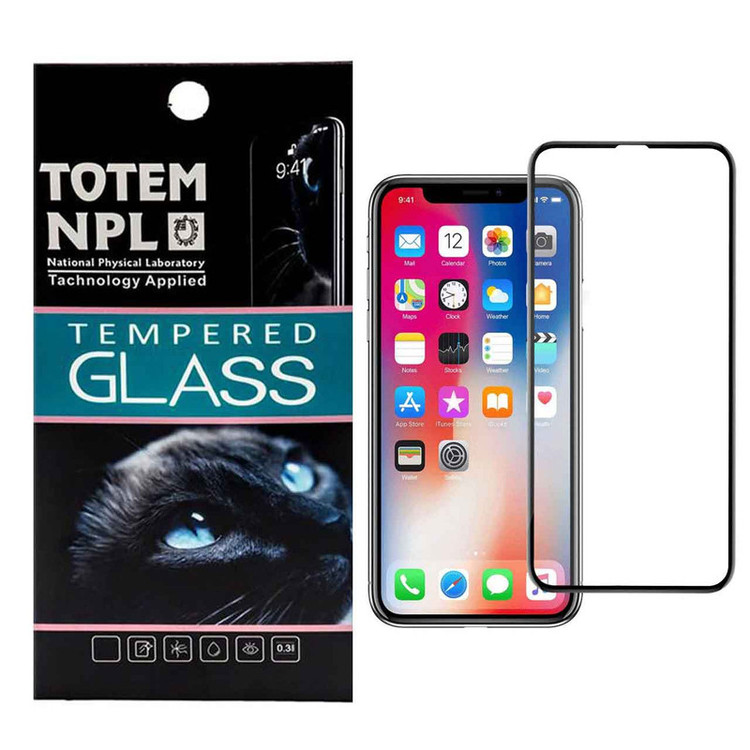 محافظ صفحه نمایش توتم مدل Fullcover مناسب برای گوشی موبایل اپل Iphone XR