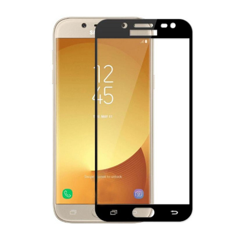 محافظ صفحه نمایش نیکسو مدل Full Glue مناسب برای گوشی موبایل سامسونگ گلکسی J7 Pro
