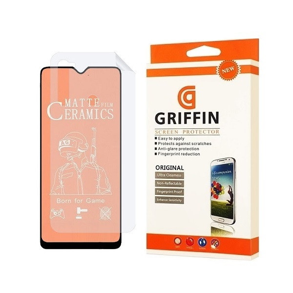 محافظ صفحه نمایش گریفین مدل 2CMN مناسب برای گوشی موبایل شیائومی Redmi Note 8 2021 به همراه محافظ پشت گوشی