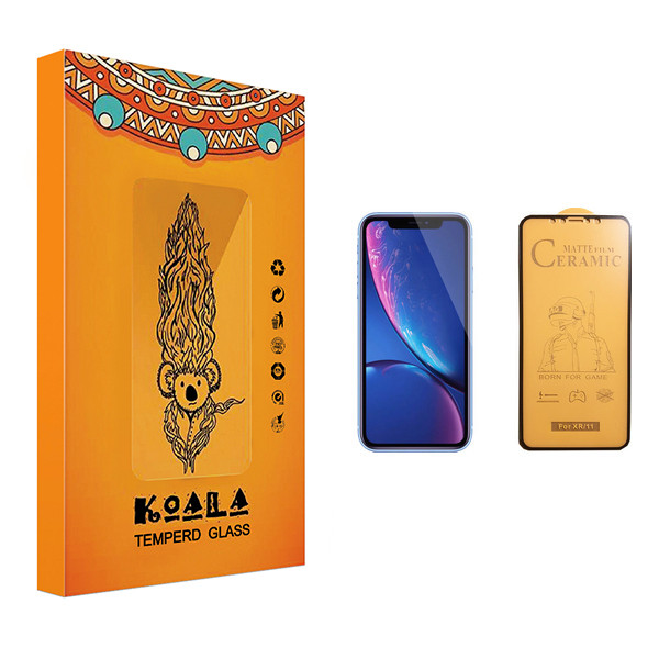محافظ صفحه نمایش سرامیکی کوآلا مدل Fade مناسب برای گوشی موبایل اپل iPhone XR
