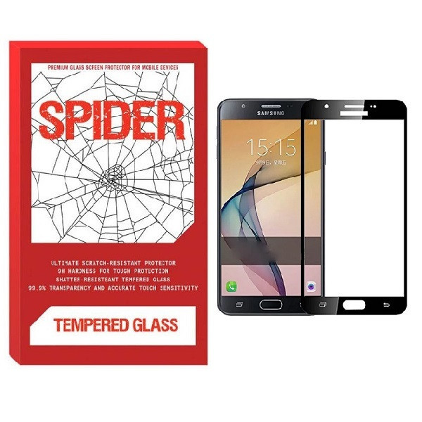 محافظ صفحه نمایش اسپایدر مدل FUL مناسب برای گوشی موبایل سامسونگ Galaxy j7 prime