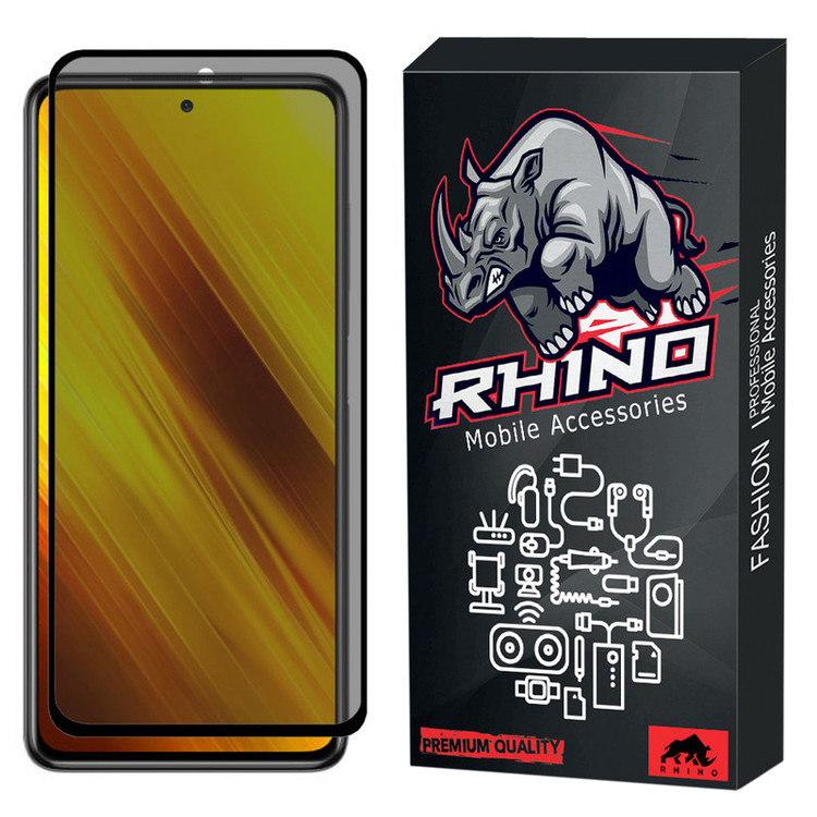 محافظ صفحه نمایش حریم شخصی راینو مدل RGP مناسب برای گوشی موبایل شیائومی Poco X3 / X3 NFC