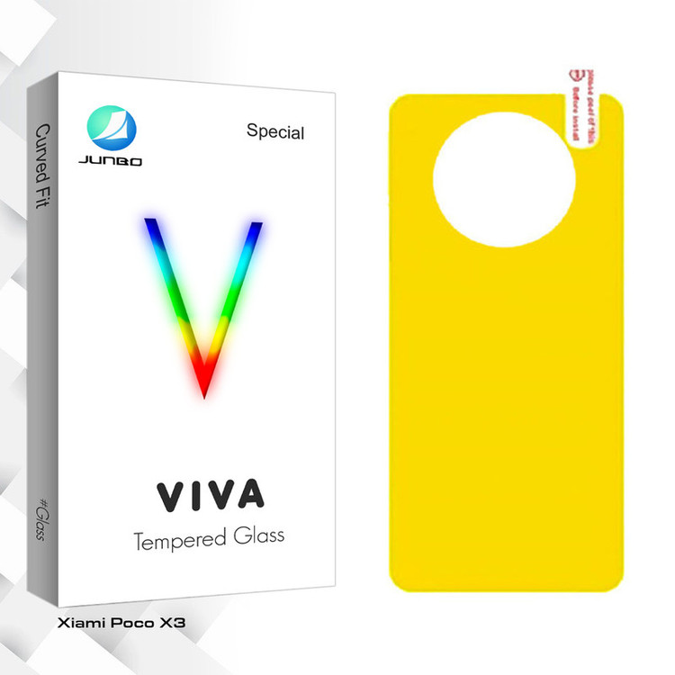 محافظ پشت گوشی جانبو مدل Viva Glass مناسب برای گوشی موبایل شیائومی Poco X3