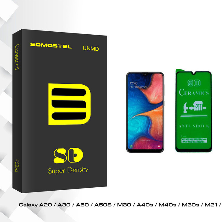 محافظ صفحه نمایش 9D سوماستل مدل SD Glass مناسب برای گوشی موبایل سامسونگ Galaxy A20 / A30 / A50 / M30
