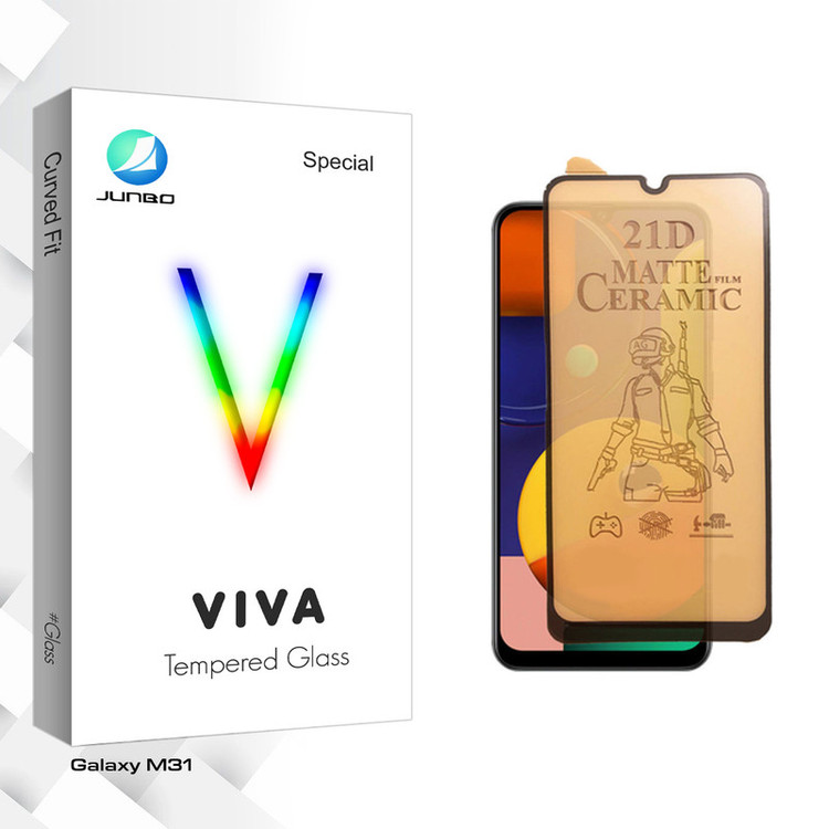 محافظ صفحه نمایش سرامیکی مات جانبو مدل Viva Pro مناسب برای گوشی موبایل سامسونگ Galaxy M31