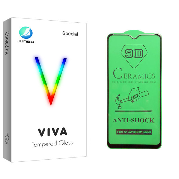 محافظ صفحه نمایش سرامیکی جانبو مدل Viva Glass مناسب برای گوشی موبایل سامسونگ Galaxy A10s